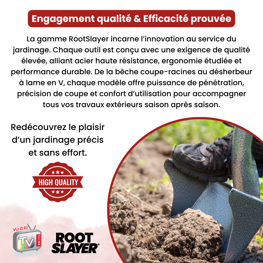 Pelle à rebords RootSlayer