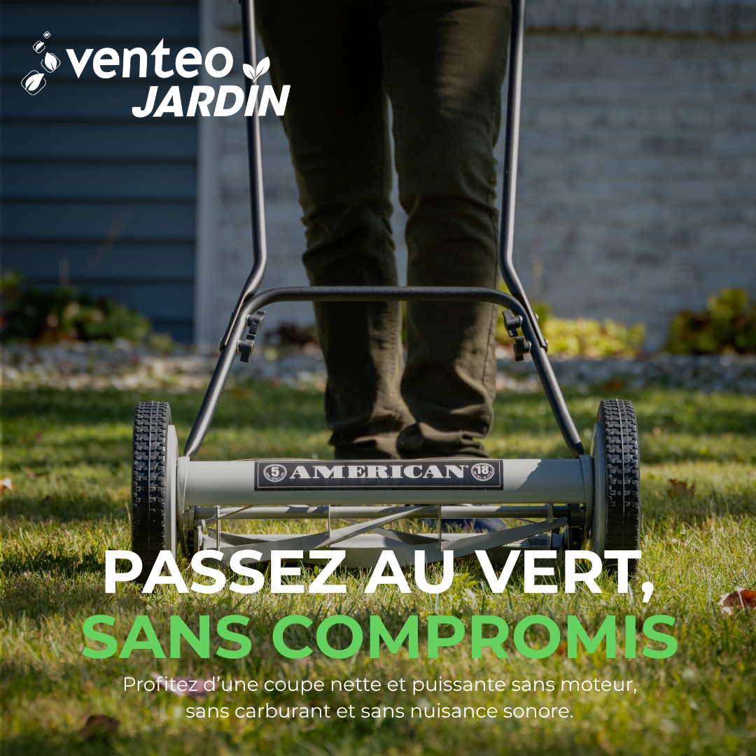 Tondeuse manuelle hélicoïdale 5 Lames