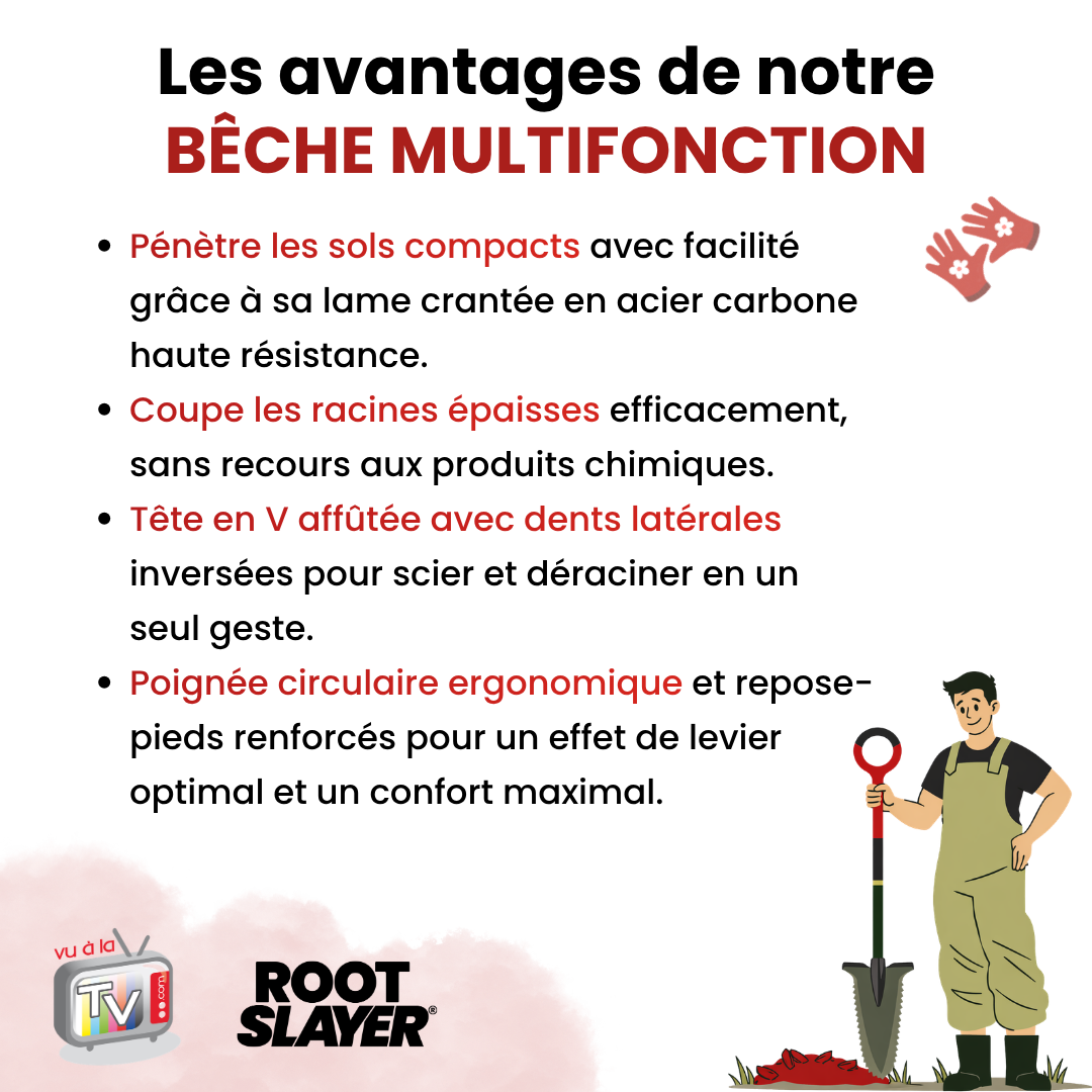 Bêche Professionnelle RootSlayer