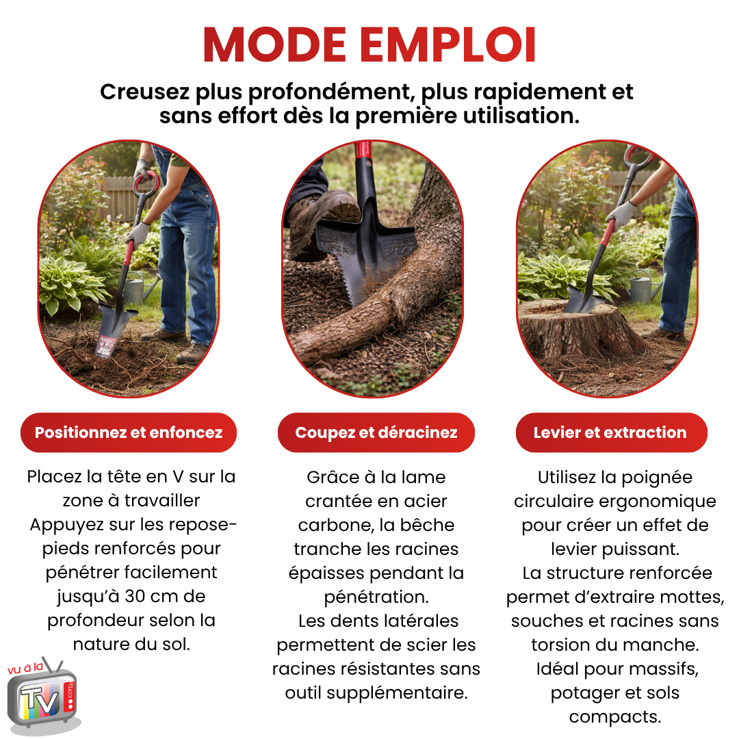 Bêche Professionnelle RootSlayer
