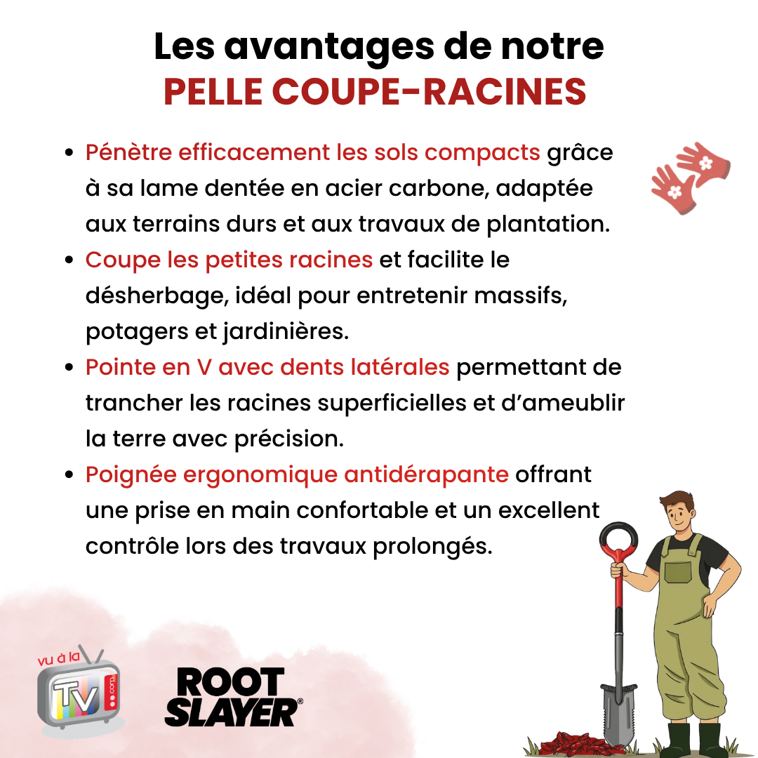 Bêche de tranchée Rootslayer