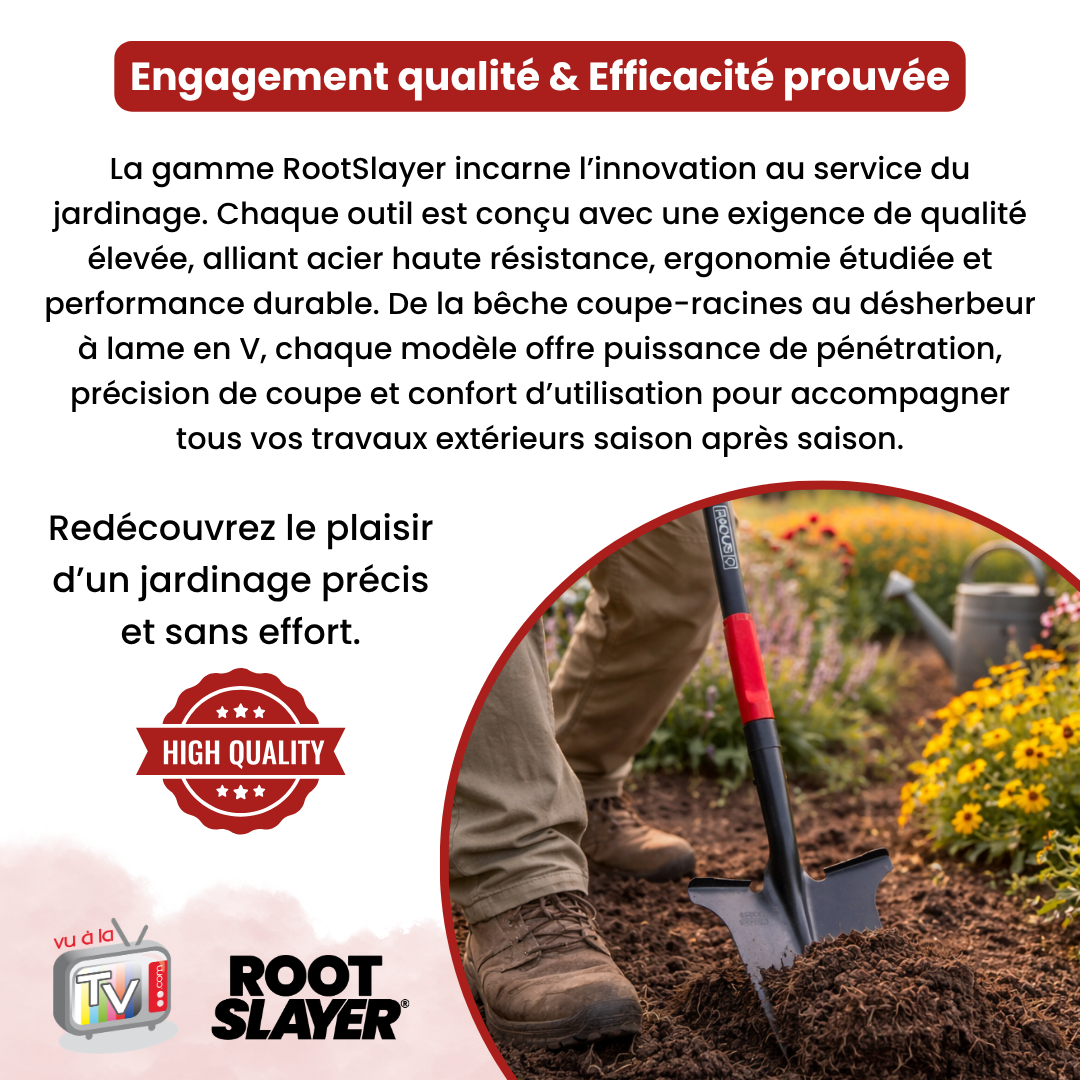Bêche Professionnelle RootSlayer