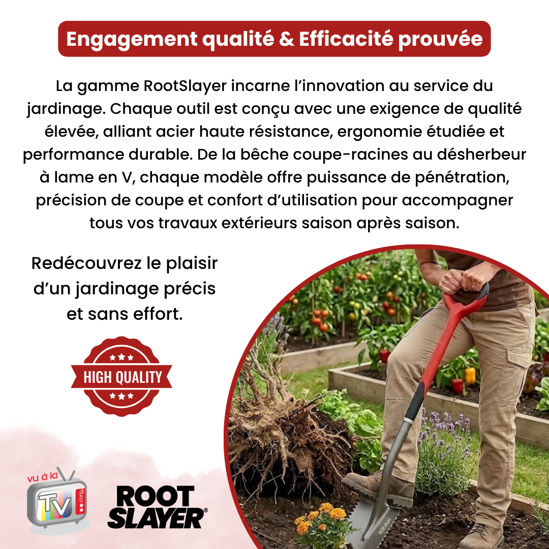 Bêche de tranchée Rootslayer