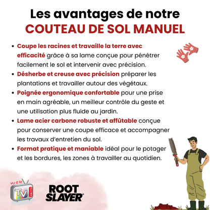 Couteau Sol Manuel RootSlayer