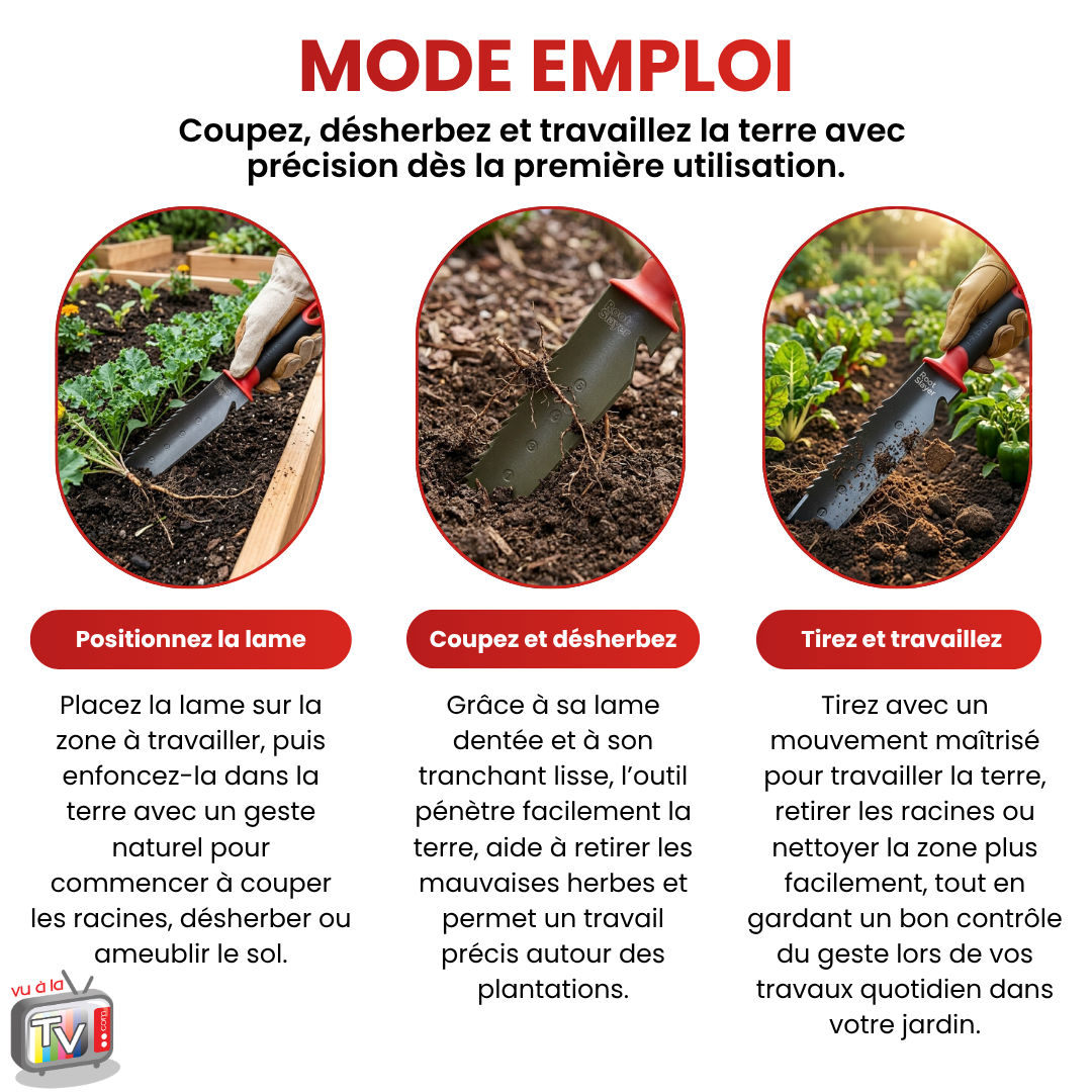 Couteau Sol Manuel RootSlayer