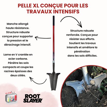 Pelle à manche allongé XL Rootslayer