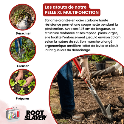 Pelle à manche allongé XL Rootslayer