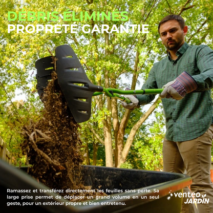 RootSlayer Ramasse Feuilles XXL avec Manche Télescopique