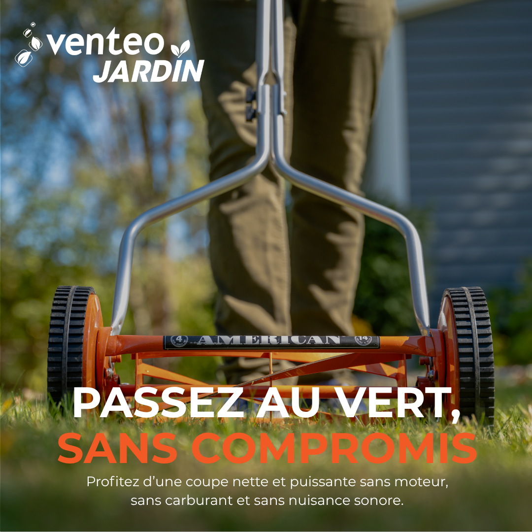 Tondeuse manuelle hélicoïdale 4 lames