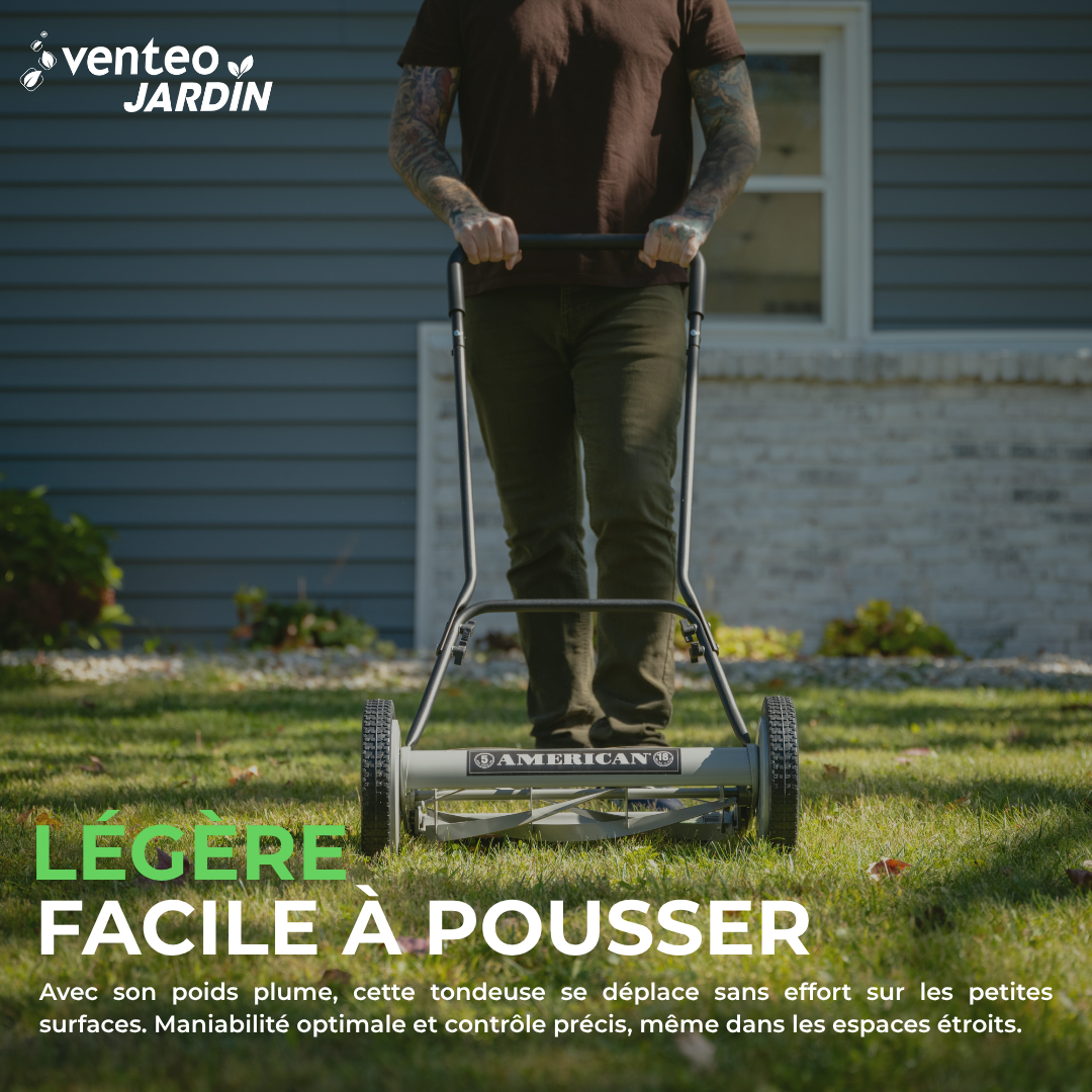 Tondeuse manuelle hélicoïdale 5 Lames