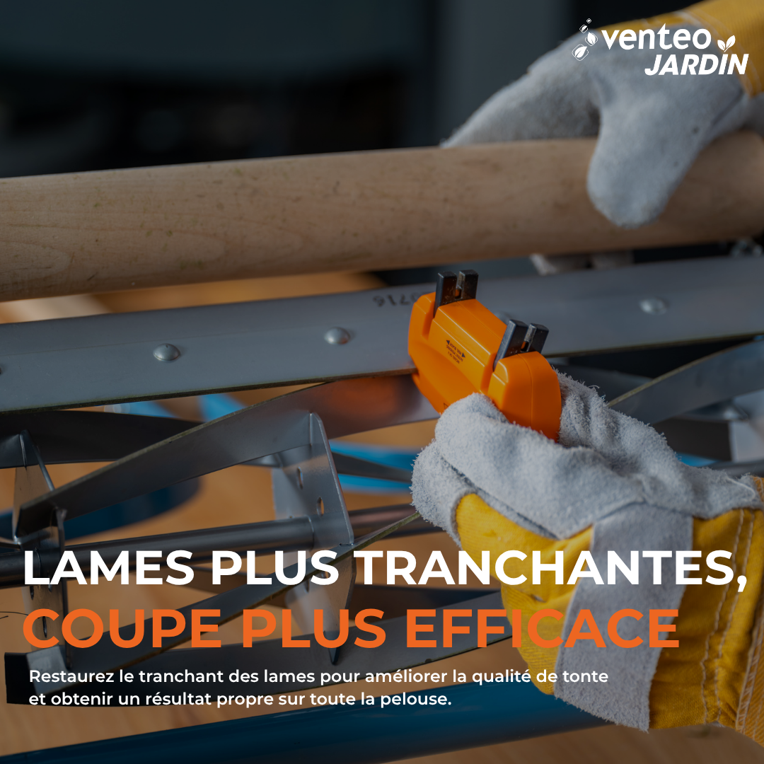 Kit d'Affûtage pour Tondeuse Hélicoïdale | Aiguiseur Lames Manuel