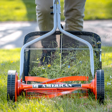 Bac ramassage tondeuse manuelle hélicoïdale 4 lames